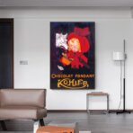 poster vintage al cioccolato