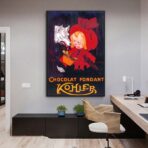poster vintage al cioccolato