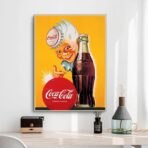 manifesto vintage della coca cola 3