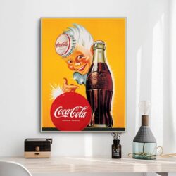 manifesto vintage della coca cola 3