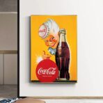 manifesto vintage della coca cola 3