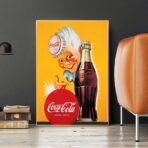 manifesto vintage della coca cola 3