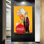 manifesto vintage della coca cola 3