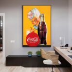 manifesto vintage della coca cola 3