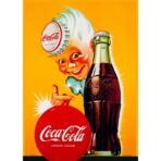manifesto vintage della coca cola 3