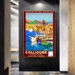 poster vintage collioure