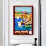 poster vintage collioure