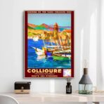 poster vintage collioure