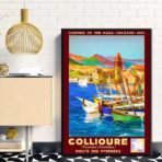 poster vintage collioure