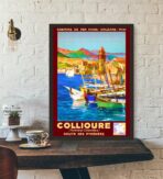 poster vintage collioure