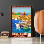 poster vintage collioure