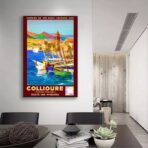 poster vintage collioure