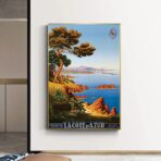 poster vintage costa azzurra