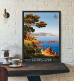 poster vintage costa azzurra
