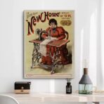 manifesto di alta moda vintage 2