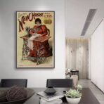 manifesto di alta moda vintage 2