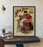 manifesto di alta moda vintage 2