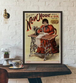 manifesto di alta moda vintage 2