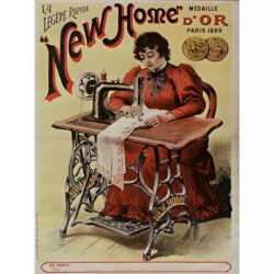 manifesto di alta moda vintage 2