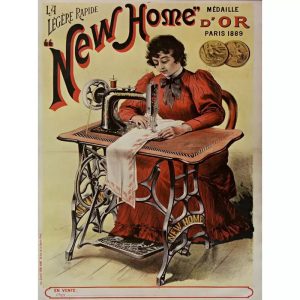 manifesto di alta moda vintage 2