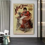 manifesto di alta moda vintage 2
