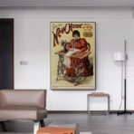 manifesto di alta moda vintage 2