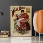 manifesto di alta moda vintage 2