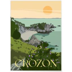 poster vintage crozon