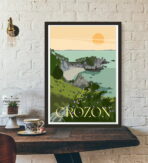 poster vintage crozon