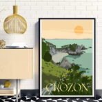 poster vintage crozon
