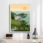 poster vintage crozon