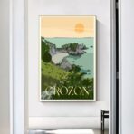 poster vintage crozon