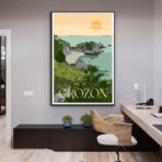 poster vintage crozon