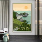 poster vintage crozon