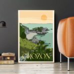 poster vintage crozon