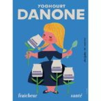 poster danone vintage