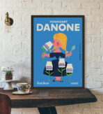 poster danone vintage