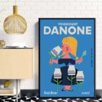 poster danone vintage