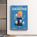 poster danone vintage