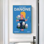 poster danone vintage
