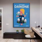 poster danone vintage