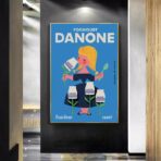 poster danone vintage