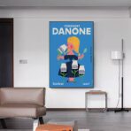poster danone vintage