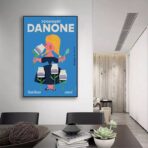 poster danone vintage