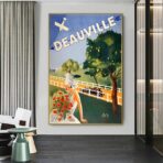 poster vintage deauville