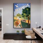 poster vintage deauville