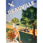 poster vintage deauville