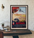 poster dinan vintage