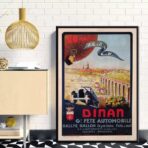 poster dinan vintage