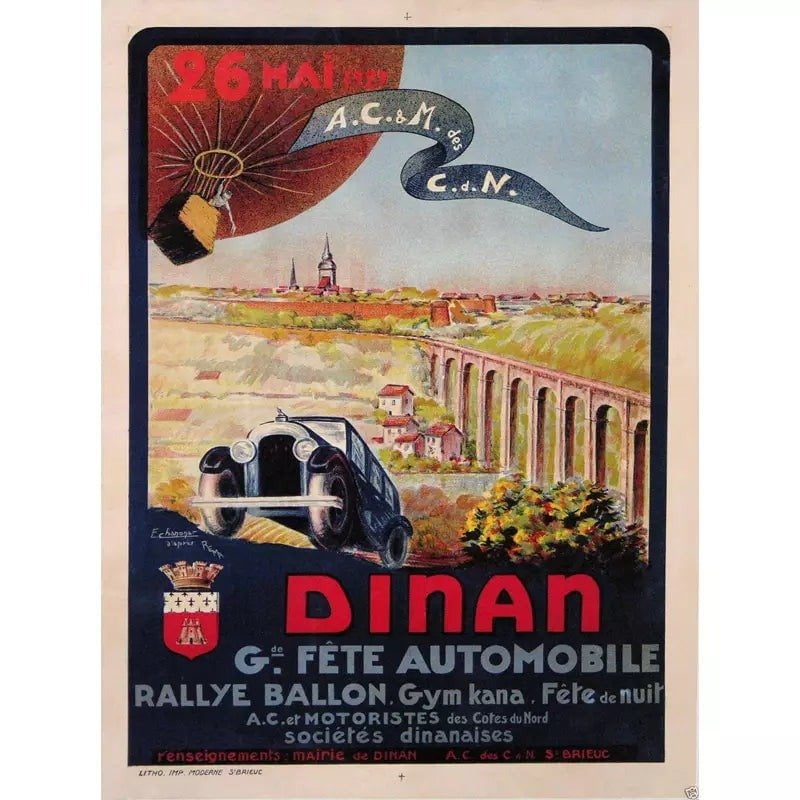poster dinan vintage poster dinan vintage